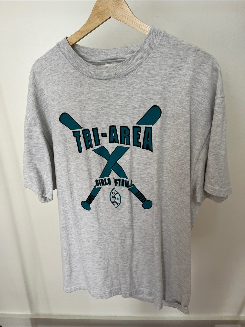 Vintage XL Local Softball Tshirt Hanes Beefy T